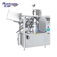 Machine automatique de remplissage et de scellage de tubes souples avec écran tactile PLC pour crème cosmétique, lotion, gel et produits de soins personnels