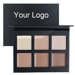 Make Up Cosmetics Großhandel Private Label Bronzer Blusher Contour Make Up Palette