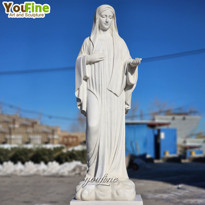 Statue <span class=keywords><strong>de</strong></span> <span class=keywords><strong>mère</strong></span> bénie en marbre grandeur nature pour les églises - Product Image 3