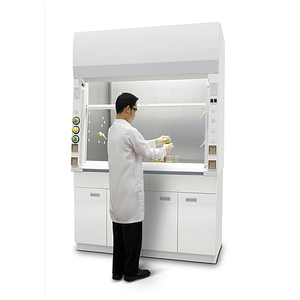 Hoge Efficiëntie Laboratorium Zuurkast Chemische Afvoerbuis Lab Apparatuur Ducted Pp Zuurkast