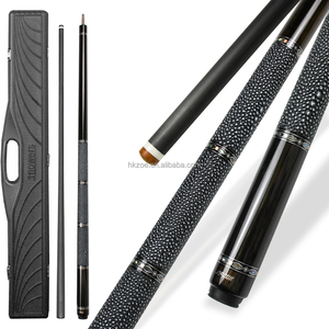 ไม้คิว JF EBF Ebony Plain‑Face, ไม้คิว Mangshen Signature, ด้ามคาร์บอนไฟเบอร์สำหรับการแข่งขัน 8‑บอลจีน และ 9‑บอลอเมริกัน - Product Image 1