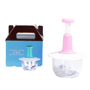 أشعة الشمس 1.5L مكبس خضروات يدوي عالي الجودة محمول متين بلاستيك للفاكهة والخضروات - Product Image 4