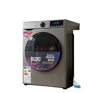 เครื่องซักผ้าไฮเซ่นส์ รุ่น 1Q ซีรีส์ WF1Q1041BW แบบตั้งพื้น ความจุ 10 กก. ฝาหน้า ถังซักสแตนเลส พร้อมฟังก์ชั่นทำความสะอาดถัง<span class=keywords><strong>ซัก</strong></span>ด้วยไอน้ำ และซักด่วน - Product Image 4
