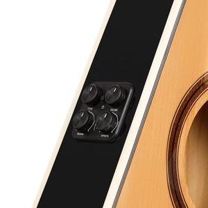 กีตาร์โปร่งอะคูสติกทรง Flying V ขนาด 32 นิ้ว รุ่น D-32K ดีไซน์ใหม่จาก China OEM Bullfighter พร้อม EQ แบบ Double-U3 - Product Image 3