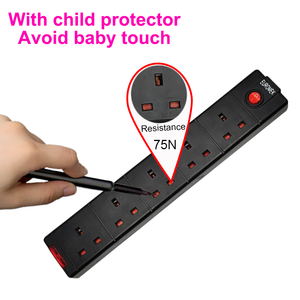 Doratasia — interrupteur électrique à 5 voies, marché Sri Lanka, prise de courant en noir et blanc, adaptateur à prise électrique pour Sri Lanka, inde - Product Image 3