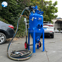 Machine de sablage à eau à haute pression portable sans poussière respectueuse de l'environnement facile à utiliser pompe à engrenages nettoyage manuel