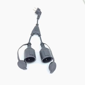 Rallonge électrique CEE vers IEC, 2 prises, 16A, 500V, câble PVC, usage domestique - Product Image 2