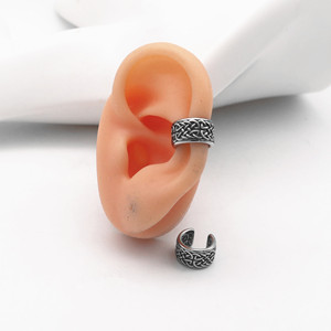 Pendientes de moda yunnique, diseño geométrico con patrón de cruz de plata tibetana, joyería de fiesta para hombres y mujeres - Product Image 4