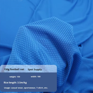 Tessuto a Rete in Poliestere 100% per Maglie da <span class=keywords><strong>Calcio</strong></span>, Traspirante, Elastico, ad Asciugatura Rapida, per Abbigliamento Sportivo e Maglie da <span class=keywords><strong>Calcio</strong></span>, Vendita all'Ingrosso Personalizzata - Product Image 2