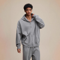 HMY Sweat à capuche pour homme en molleton à imprimé numérique, coupe ample, style streetwear européen et américain, anti-rétrécissement