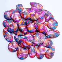 Forma de mezcla de piedras preciosas sueltas pulidas cabujón turquesa de ostra espinosa Natural de alta calidad AAA + para uso en joyería