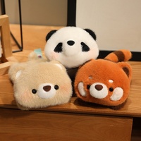 Repose-poignet en peluche animale mignonne et kawaii, coussin de soutien doux et moelleux pour souris d'ordinateur, cadeau de décoration de bureau