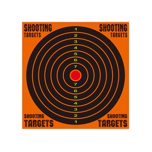 Tùy Chỉnh 10 Pcs <span class=keywords><strong>8</strong></span> Inch Splatter Chụp Mục Tiêu Dán Thực Hành Mục Tiêu Giấy Đào Tạo Giấy Mục Tiêu - Product Image 1