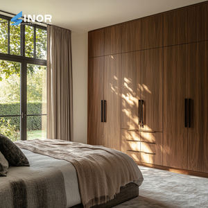 Armario Rústico de Madera Maciza de Roble Estilo Granja con Gran Capacidad de Almacenamiento y Cajones para Dormitorio de Estilo Campestre - Product Image 4