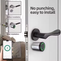 Serrure intelligente IP67 étanche Tuya TTLock WiFi Bluetooth IC NFC, cylindre intelligent sans fil réglable