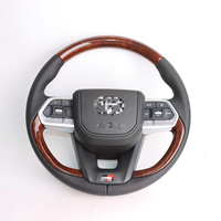 Volant de voiture noir piano pour Toyota Cruiser LC200 LC300 Prado 120 150 Camry Yaris GR Hilux Tacoma Supra MK5 4runner Rav4