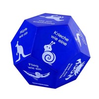Dés de fitness en PU, vente en gros, dés de gym à 6 faces, dés de yoga, dés en mousse pour l'entraînement physique et les jeux sportifs, approvisionnement direct usine