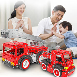 โมเดลรถดับเพลิงบล็อคก่อสร้างโลหะของเล่น612ชิ้นของขวัญสำหรับผู้ใหญ่ - Product Image 2
