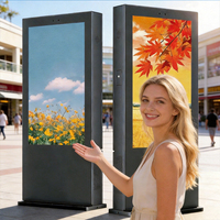Pantalla LCD para Exteriores, Resistente al Agua IP65, 55 Pulgadas, 3000 Nits, Legible bajo la Luz Solar, para Publicidad, Venta al Por Mayor