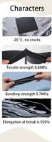 Revêtement imperméable modifié au fluorocarbone haute performance pour toiture extérieure, mur de sous-sol