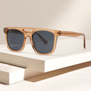 แว่นกันแดดรุ่นใหม่ปี 2026 สำหรับผู้หญิงและผู้ชาย แว่นกันแดดแฟชั่น unisex รุ่น <span class=keywords><strong>River</strong></span> ดีไซน์ทันสมัย หรูหรา ทำจากอะซิเตท สำหรับผู้ชาย - Product Image 1