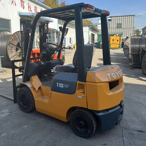 מכירה ישירה של מלגזה משומשת 1.5 טון מדגם FD15 TOY OTA עם תורן הידראולי ומנוע דיזל לסחר חוץ - Product Image 2