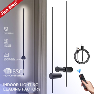 Lámpara de <span class=keywords><strong>Pared</strong></span> Nórdica Giratoria Minimalista en Tira para Fondo de Sala de Estar Recargable LED con Baterí<span class=keywords><strong>a</strong></span> de 5200mAh para Pasillo - Product Image 1