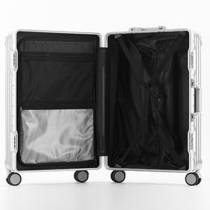 Ensemble de valises PC épaisses personnalisées en gros avec porte-gobelet, serrure <span class=keywords><strong>TSA</strong></span> et cadre en aluminium pour voyage - Product Image 4