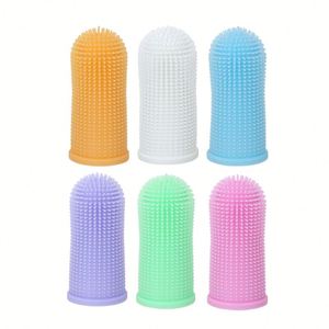 Easy-to-Use Silicone Fingerbrush for Cat and Puppy Teeth Cleaning Eco-Friendly Pet Supplies Grooming <b>Bathing</b> Products for Dogs - Product Image 1