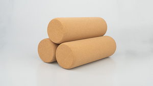 Rol gabus Yoga busa padat alami, rol olahraga 30cm 60cm 90cm - Product Image 3