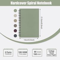 Offre Spéciale A5 Agenda mensuel planificateur cahier 52 semaines hebdomadaire quotidien spirale organisateur Transparent PP calendrier Offre Spéciale cahier