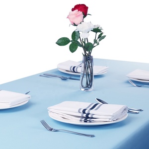 <strong>Square</strong> <strong>Tablecloth</strong> - 85x85 Inch- Red Table Cloth in Washable Polyester - Great for Buffet Table Parties Holiday Dinner Wedding - Product Image 3
