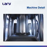 Machine de moulage par compression de caoutchouc automatique LARY 400T à commande PLC, à économie d'énergie, avec plateau surdimensionné pour la fabrication de pièces en caoutchouc