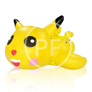 Agua inflable arrastrando oso Pikachu <span class=keywords><strong>II</strong></span> Oso de fresa Ultraman pez volador Banana barco lancha arrastrando pequeño pato amarillo - Product Image 5
