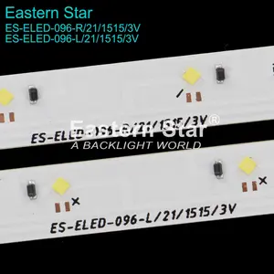 Barra de luz led ES-ELED-096 ''rl dia mond uso para sam controle 40k faixa de luz de fundo para tv 39.5