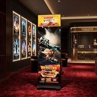 Écran LED portable et pliable, écran LED d'affichage intérieur étanche P1.86, kiosque publicitaire LED en stock en Europe