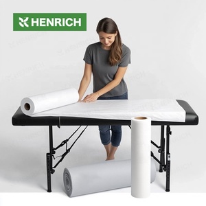 Macellaio Medline che traccia il cavalletto in crêpe garza di <span class=keywords><strong>carta</strong></span> Kraft stelle filanti da tavolo camice da ospedale - Product Image 1