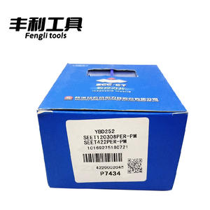 Inserto per tornitura ZCC.CT SEET120308PER-PM YBD252 <span class=keywords><strong>in</strong></span> carburo di tungsteno con rivestimento PVD OEM per tornio CNC - Product Image 3