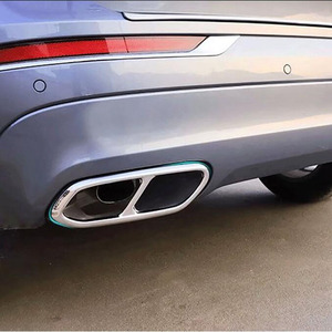 Per <span class=keywords><strong>Volvo</strong></span> XC90 S90 XC60 2014-2019 posteriore doppio scarico marmitta adesivi copertura accessori acciaio inox 2 pz - Product Image 6