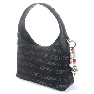 Bolso de Hombro Negro de Diseñador de Moda para Mujer, Bolso Tipo Hobo con Cadena y Colgante para el Verano - Product Image 4