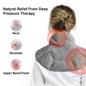 Almohadilla Térmica de Fábrica para <span class=keywords><strong>Cuello</strong></span> <span class=keywords><strong>y</strong></span> <span class=keywords><strong>Hombros</strong></span> con Semillas de Lino <span class=keywords><strong>y</strong></span> Trigo para Microondas, Compresa de Calor Reutilizable <span class=keywords><strong>y</strong></span> Calentador - Product Image 2