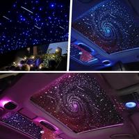 Kit d'éclairage LED de plafond à fibres optiques RGBW effet ciel étoilé scintillant avec contrôle APP/télécommande, construction en plastique pour voiture, maison, fête