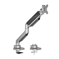 LDT52-C012 bras de moniteur unique à ressort à gaz robuste support de bureau support de moniteur VESA réglable support d'écran support de moniteur