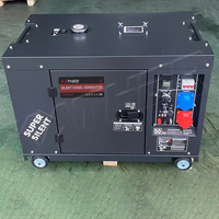 Groupes électrogènes diesel insonorisés silencieux superbes de 10KW 10KVA 220V/380V avec la fréquence de gammes 50/60Hz de 15KW 12KW 8KW 6KW 5KW 3KW