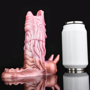 <span class=keywords><strong>Penis</strong></span> hülle, rosa Silikon Tier Hahn Ärmel Umfang Verlängerung Sexspielzeug für Männer, Vergrößerung für männliche Paare - Product Image 3