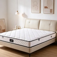 Matelas à ressorts ensachés 7 zones, mousse de latex, couche de confort, emballage sous vide, taille King Size, directement de l'usine