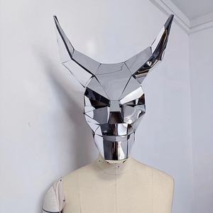 Miroir <span class=keywords><strong>homme</strong></span> Alien Costume lapin femme Costume argent or taureau vache Animal acrylique Performance Talent spectacle accessoires de danse pour adulte - Product Image 1