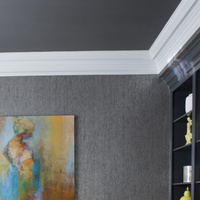 Meilleure vente OEM Moulure décorative en polyuréthane PU plâtre pour plafond d'angle en mousse de plastique