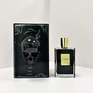 <span class=keywords><strong>Parfum</strong></span> de marque de vente chaude de haute qualité tête de crâne de fantôme noir <span class=keywords><strong>parfum</strong></span> de pulvérisation de corps pour hommes et femmes - Product Image 1