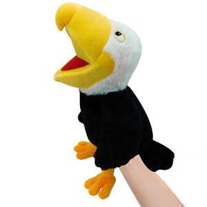 Tùy Chỉnh Thú Nhồi Bông Mềm Bé Đồ Chơi Sang Trọng Con Vẹt <span class=keywords><strong>Toucan</strong></span> Phong Trào Nói Tay Cộng Đồng Con Rối Cho Trẻ Em - Product Image 4